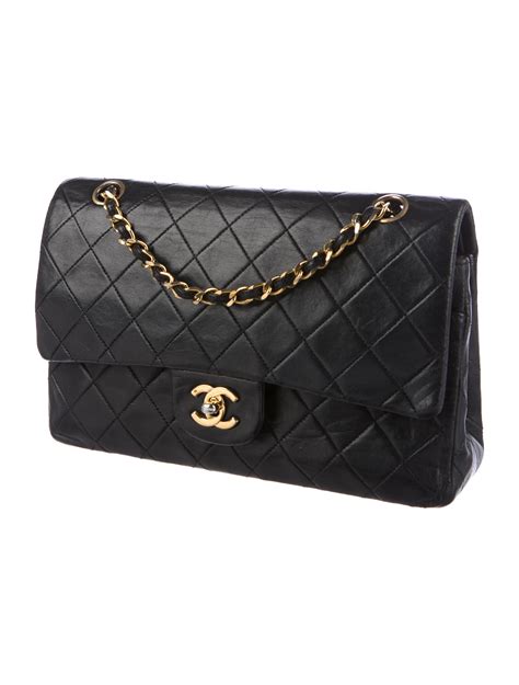 chanel classic flap navy|chanel vintage classic flap.